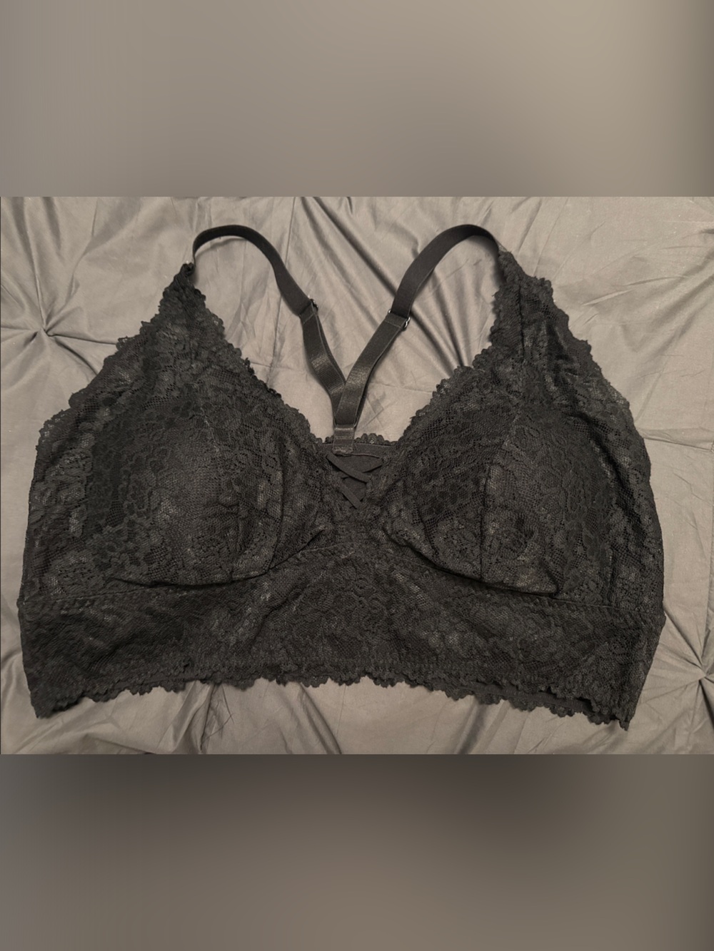 torrid Black Lace Bralette with Adjustable Straps